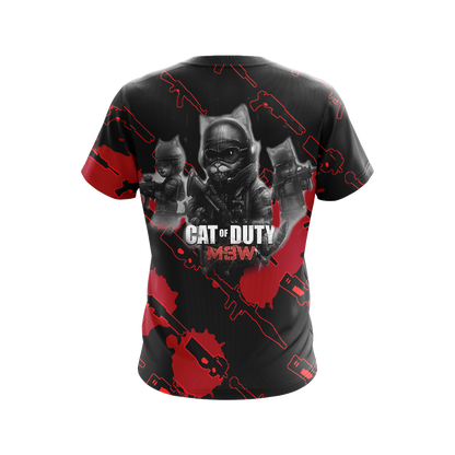 Call of Duty x Cats Unisex 3D T-shirt   