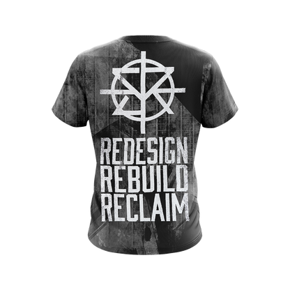Seth Rollins - Redesign Rebuild Reclaim Unisex 3D T-shirt   