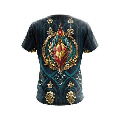 World Of Warcraft - Blood Elf Alliance Races Crest Unisex 3D T-shirt   