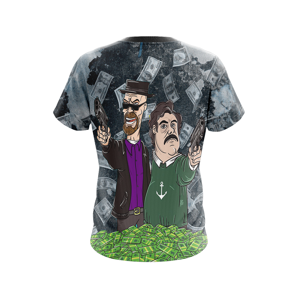 Breaking Bad x Narcos Unisex 3D T-shirt   