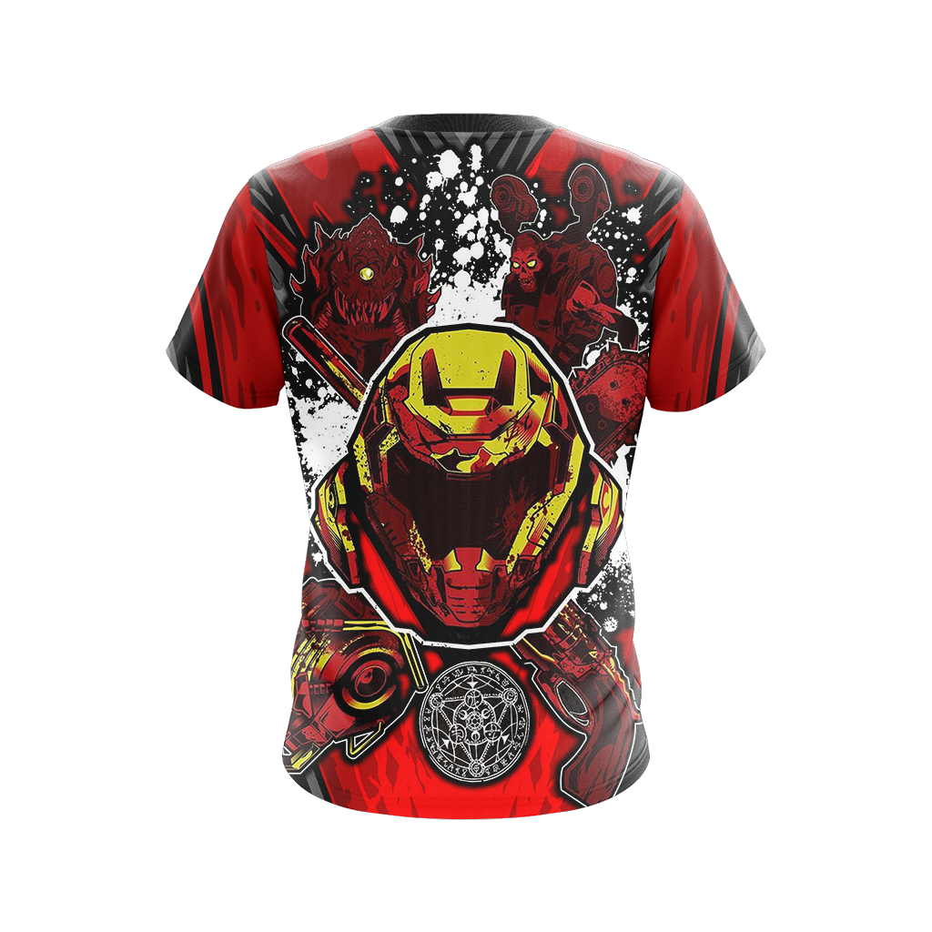 Doom - Slayers New Look Unisex 3D T-shirt   