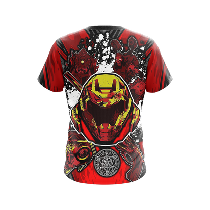 Doom - Slayers New Look Unisex 3D T-shirt   