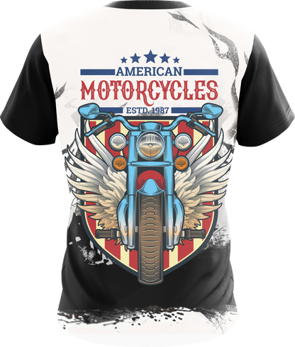 American Motorcycles King Of The Road Unisex 3D T-shirt   