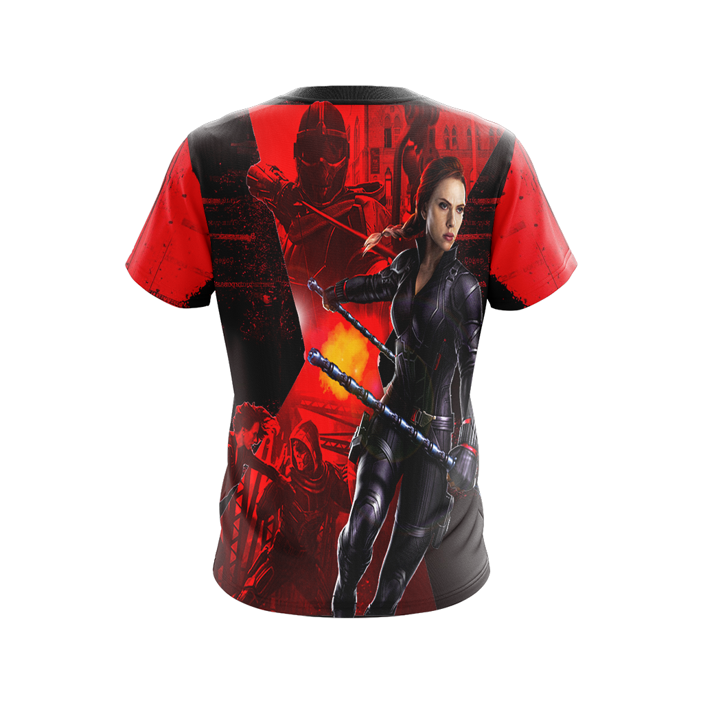 Black Widow 2020 New Unisex 3D T-shirt   