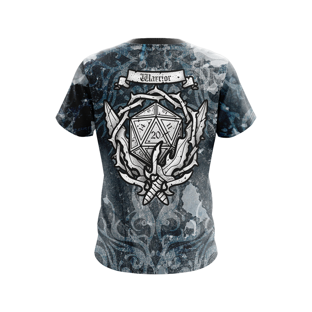 Dungeons And Dragons - Warrior Crest Unisex 3D T-shirt   