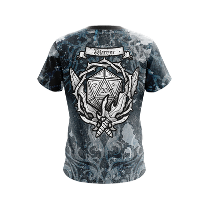 Dungeons And Dragons - Warrior Crest Unisex 3D T-shirt   