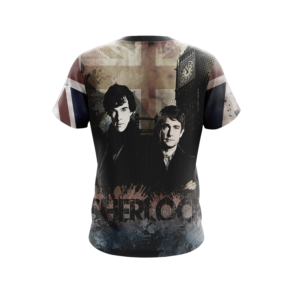 Sherlock (TV series) New Unisex 3D T-shirt   