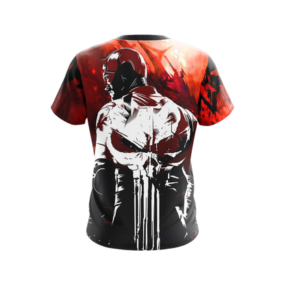 The Punisher Daredevil New Unisex 3D T-shirt   