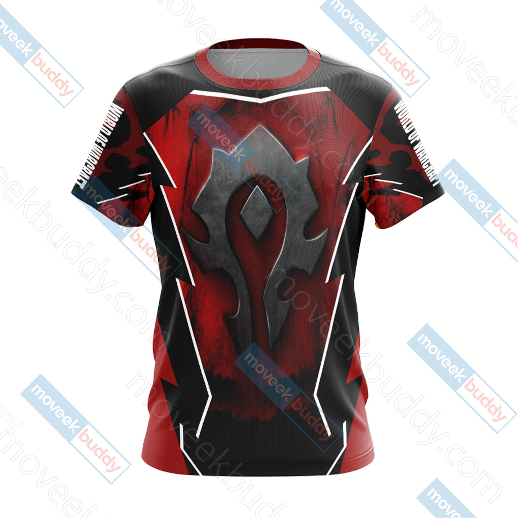 World Of Warcraft - For The Horde Unisex 3D T-shirt   