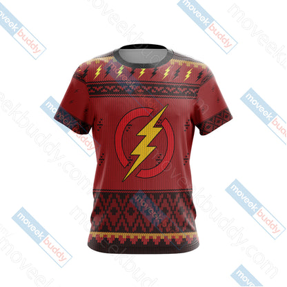 The Flash Knitting Style Unisex 3D T-shirt   