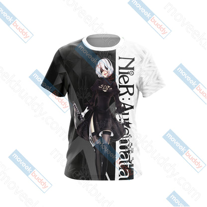 Nier Automata - 2B Unisex 3D T-shirt   