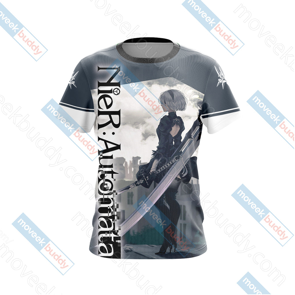 Nier Automata Unisex 3D T-shirt   