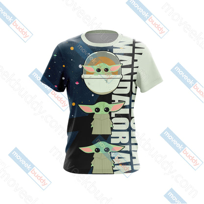 Star Wars - The Mandalorian The Child Cartoon Unisex 3D T-shirt   