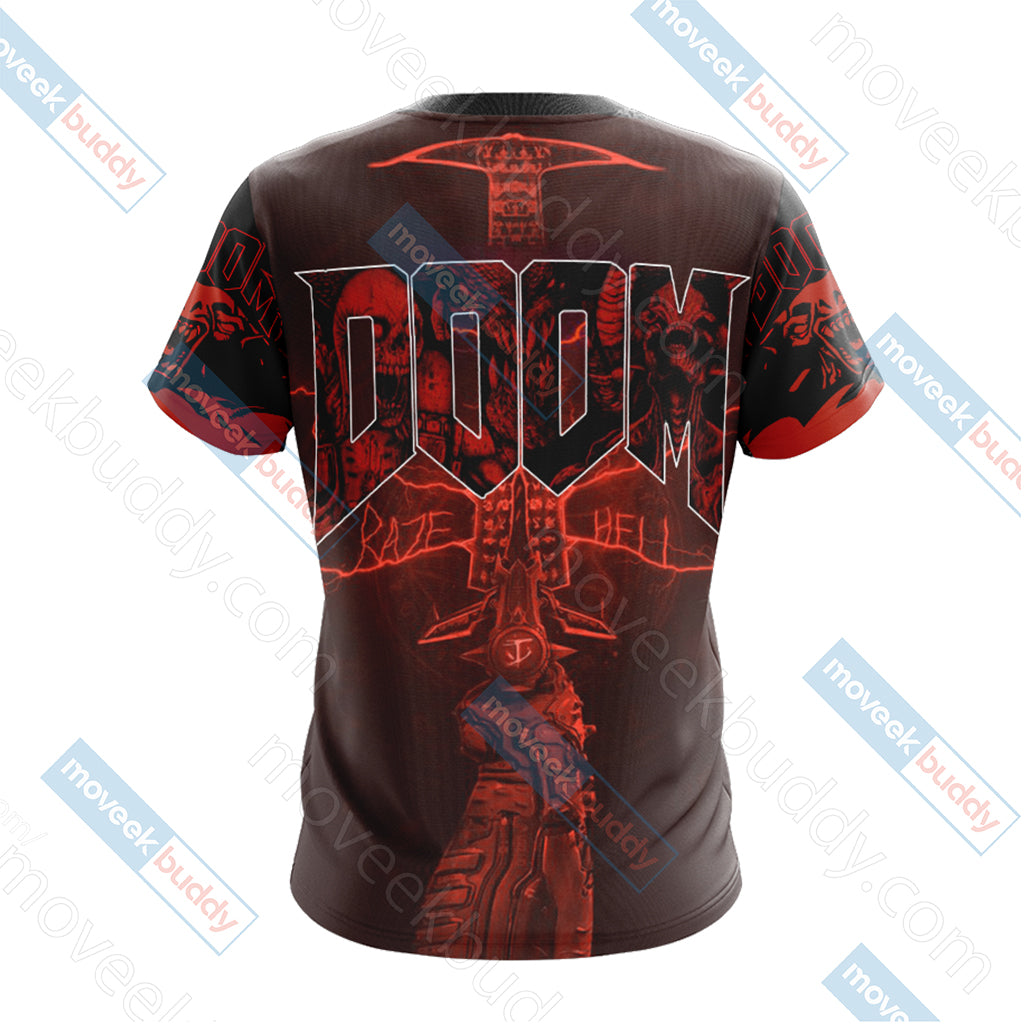 Doom New Look Unisex 3D T-shirt   