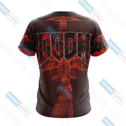 Doom New Look Unisex 3D T-shirt   