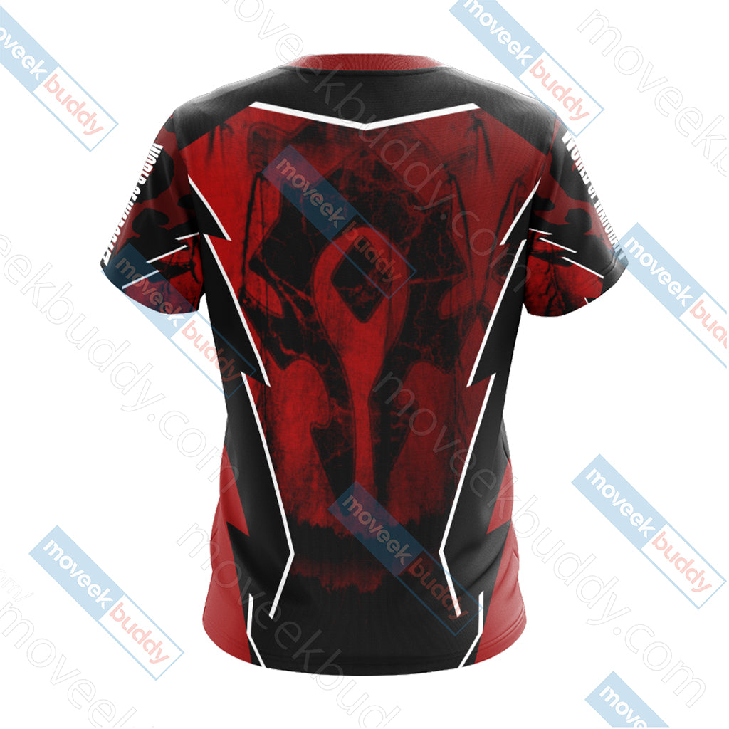 World Of Warcraft - For The Horde Unisex 3D T-shirt   