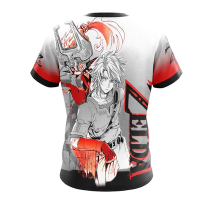 The legend of Zelda Link and Midna Unisex 3D Hoodie   