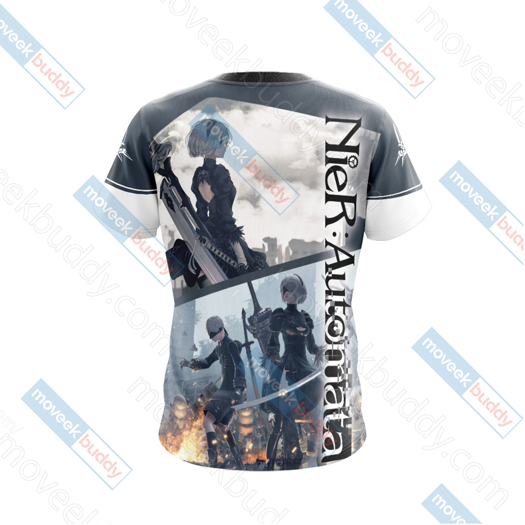 Nier Automata Unisex 3D T-shirt   