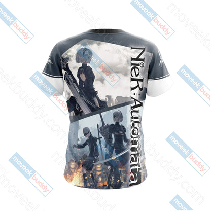 Nier Automata Unisex 3D T-shirt   