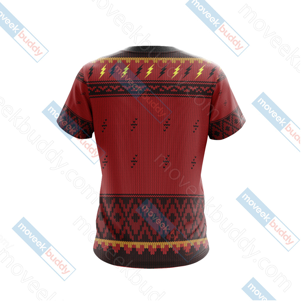 The Flash Knitting Style Unisex 3D T-shirt   
