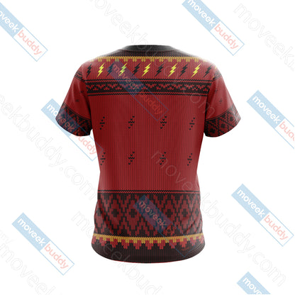 The Flash Knitting Style Unisex 3D T-shirt   