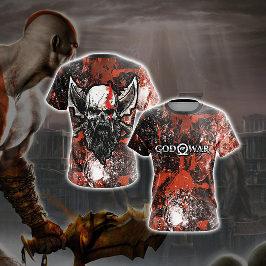 God Of War - Kratos New Version 2020 Unisex 3D T-shirt   