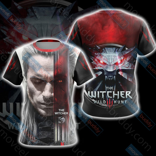 The Witcher Wild Hunt New Look Unisex 3D T-shirt   
