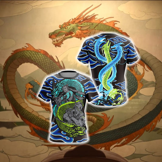 Overwatch Dragons Unisex 3D T-shirt   