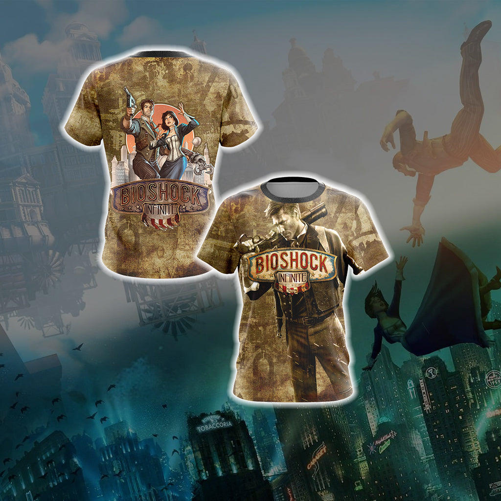 BioShock Infinite New Unisex 3D T-shirt   