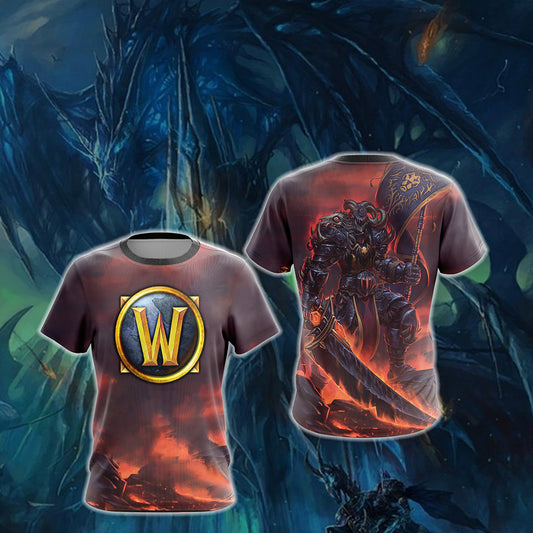 World of Warcraft - Human Rogue Unisex 3D T-shirt   