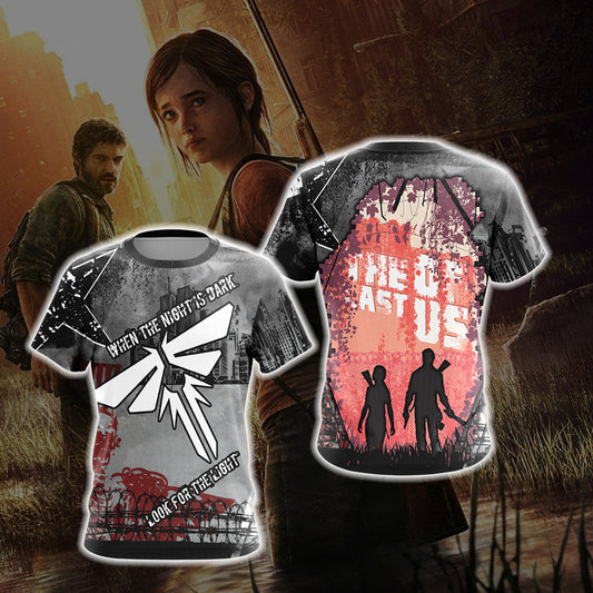 The Last of Us - When The Night Is Dark Look For The Light Unisex 3D T-shirt   