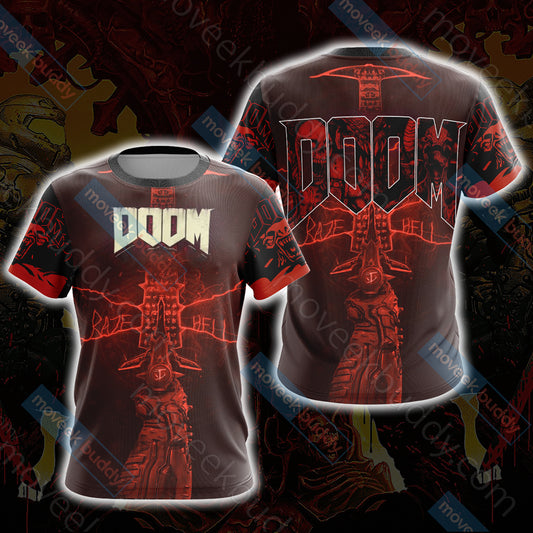 Doom New Look Unisex 3D T-shirt   