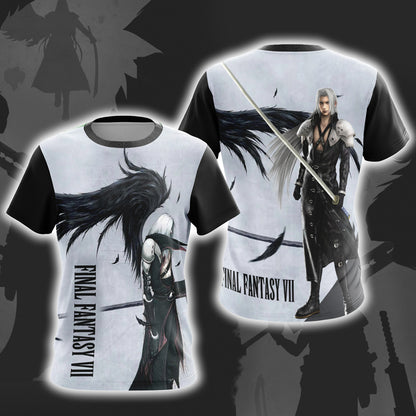 Final Fantasy 7 Sephiroth Unisex 3D T-shirt   