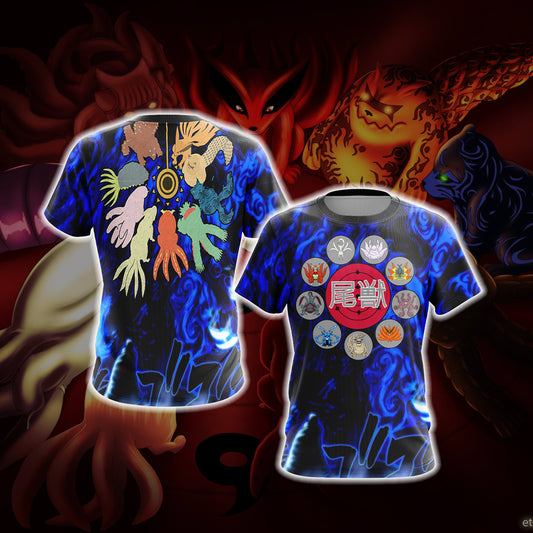 Bijuu Unisex 3D T-shirt   