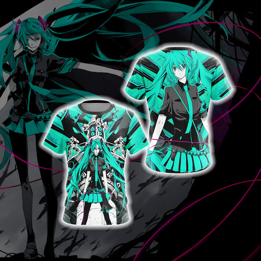 Hatsune Miku Love is War Unisex 3D T-shirt   