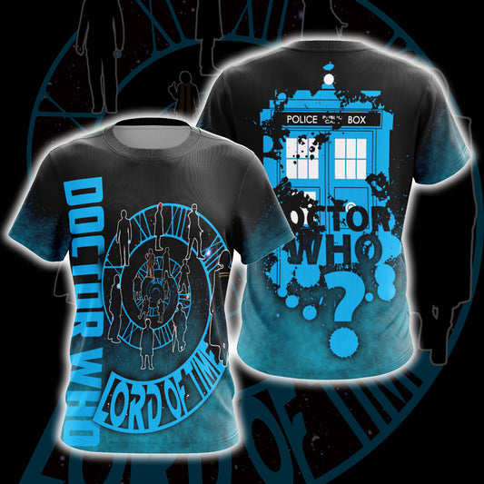 Doctor Who (TV show) Lord Of Time Unisex 3D T-shirt   