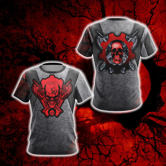 Gears Of War New Version Unisex 3D T-shirt   