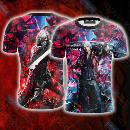 Devil May Cry - Dante Unisex 3D T-shirt   