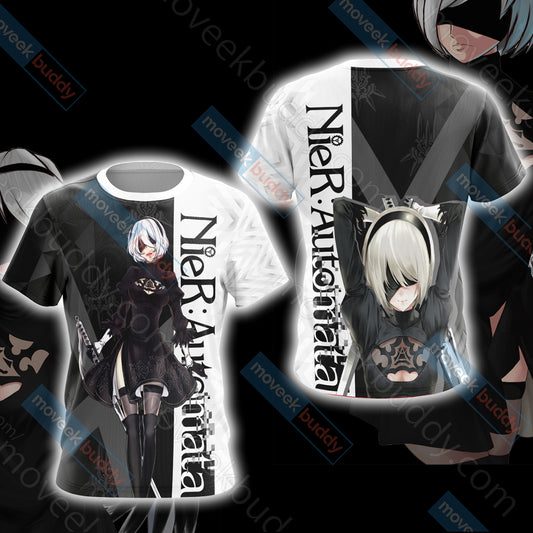 Nier Automata - 2B Unisex 3D T-shirt   