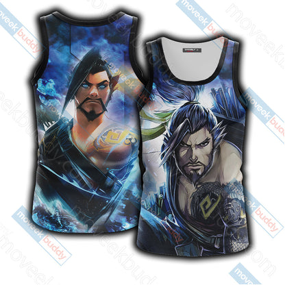 Overwatch - Hanzo New Version Unisex 3D T-shirt Tank Top S 