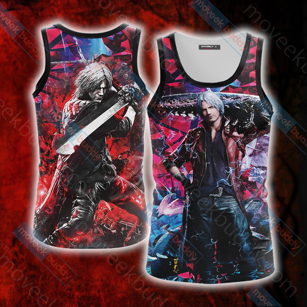 Devil May Cry - Dante Unisex 3D T-shirt Tank Top S 