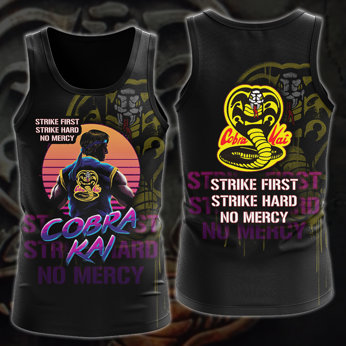 Cobra Kai TV Series 3D All Over Print T-shirt Tank Top Zip Hoodie Pullover Hoodie Hawaiian Shirt Beach Shorts Jogger Tank Top S 