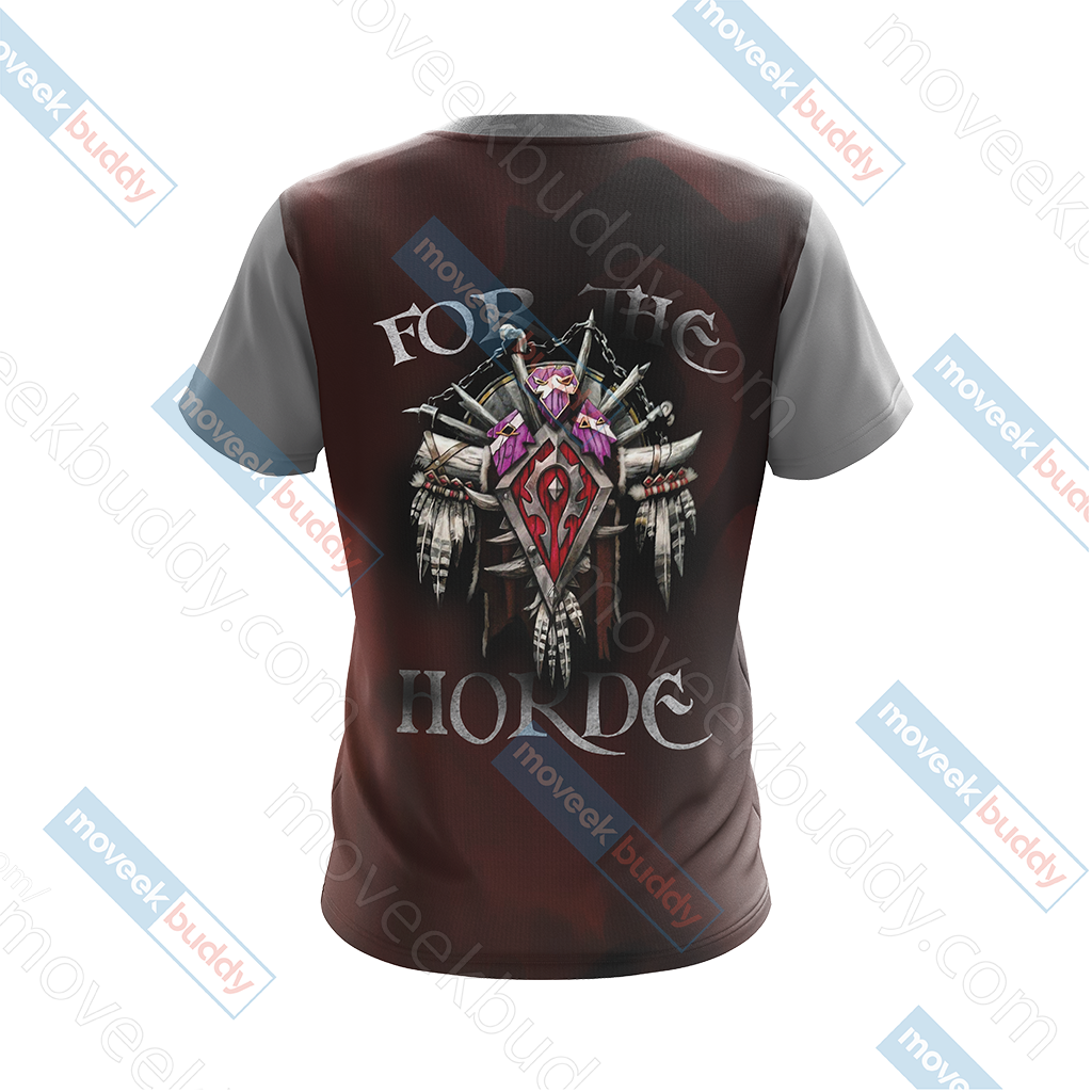 World Of Warcraft - For The Horde Unisex 3D T-shirt   