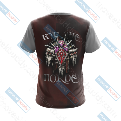 World Of Warcraft - For The Horde Unisex 3D T-shirt   