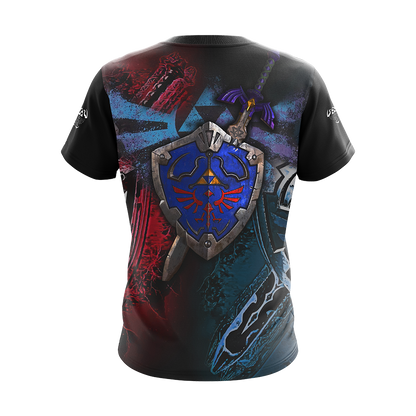 The Legend Of Zelda Unisex 3D T-shirt Zip Hoodie   