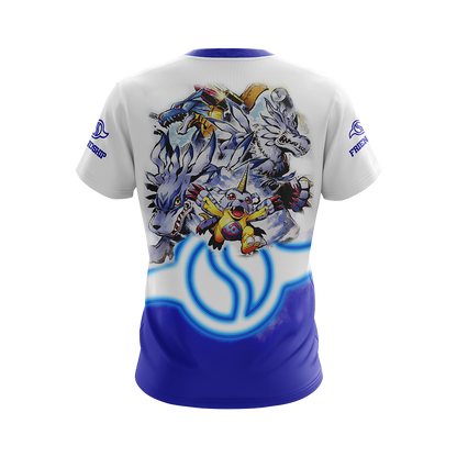 Digimon Gabumon Evolution Unisex 3D T-shirt