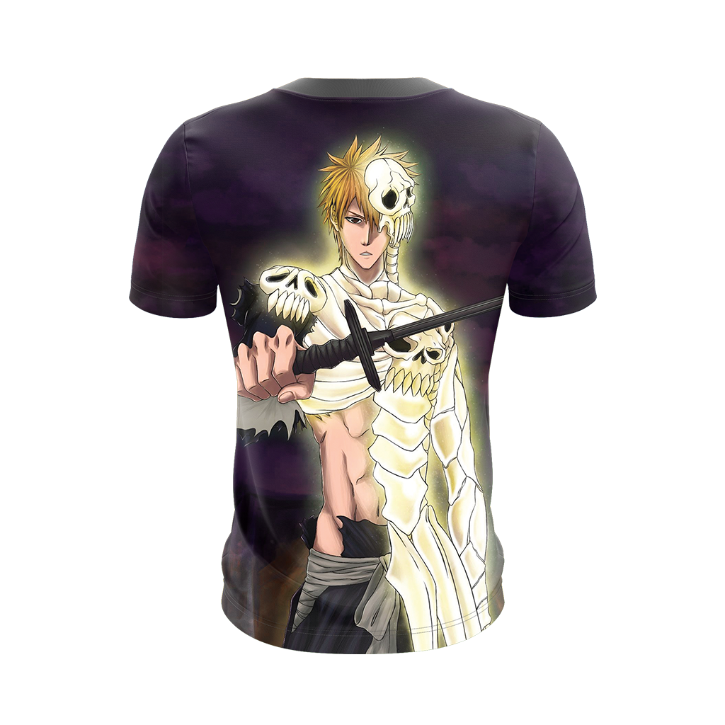 Bleach Ichigo Skull-Clad Form Unisex 3D T-shirt   