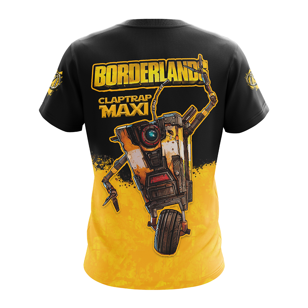 Borderlands 3 Claptrap Maxi Unisex 3D T-shirt   