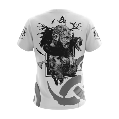 Vikings- Ragnar Lodbrok Unisex 3D T-shirt   