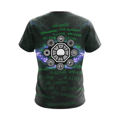 Lost (tv series) - Dharma Initiative Unisex 3D T-shirt   